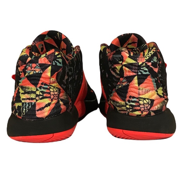 NIKE KD 14 EP KY-D BLACK BRIGHT CRIMSON YELLOW STRIKE CZ0170-002 MEN 8 WMN 9.5 - Picture 2 of 8